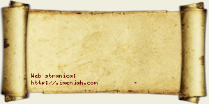 Jana Bajkić vizit kartica